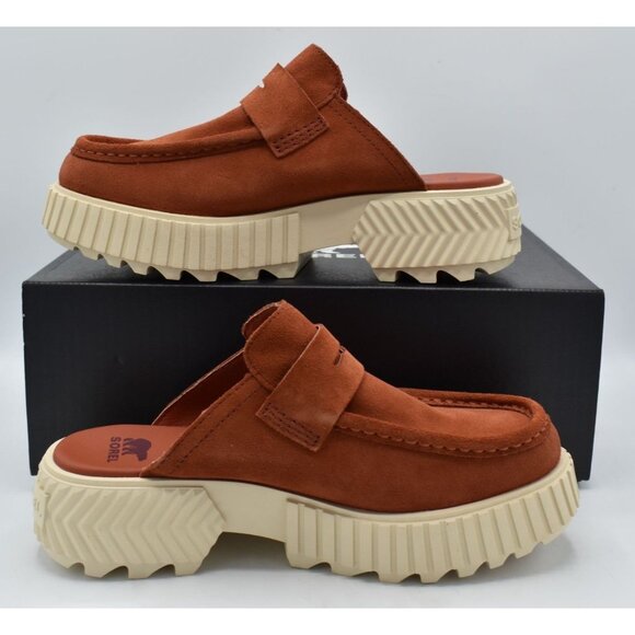 Sorel Womens Size 8.5 ONA AVE Sanguine Red Waterproof Slip On Clogs Mules Shoes - Picture 8 of 11